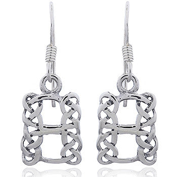 Celtic knot earrings sterling silver (925)